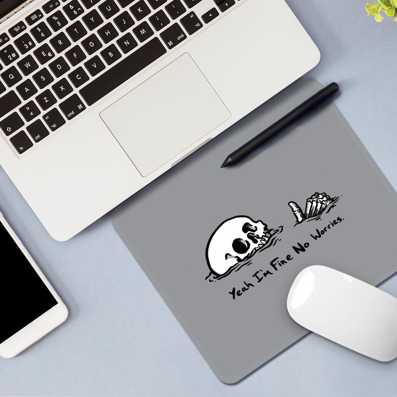 FROGIGO Square Mouse Pad with Stitched Edge, Premium Mousepad Washable Cloth. Computer Mouse Pad with Non-Slip Rubber Base, Mouse Pads for Computers Laptop Mouse 9.25x7.75x0.12 inch-Fine - Image 4